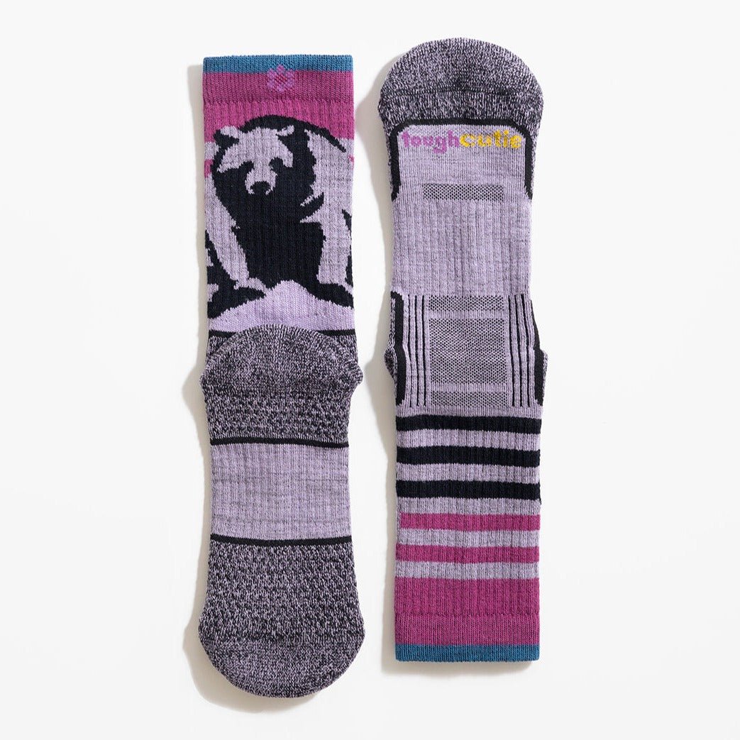 Sasha the Fierce Bear Merino Wool Hiker Crew