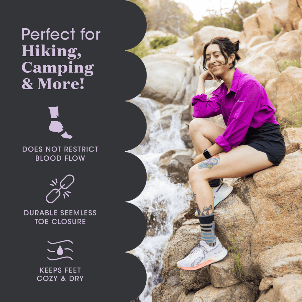 Sasha the Fierce Bear Merino Wool Hiker Crew