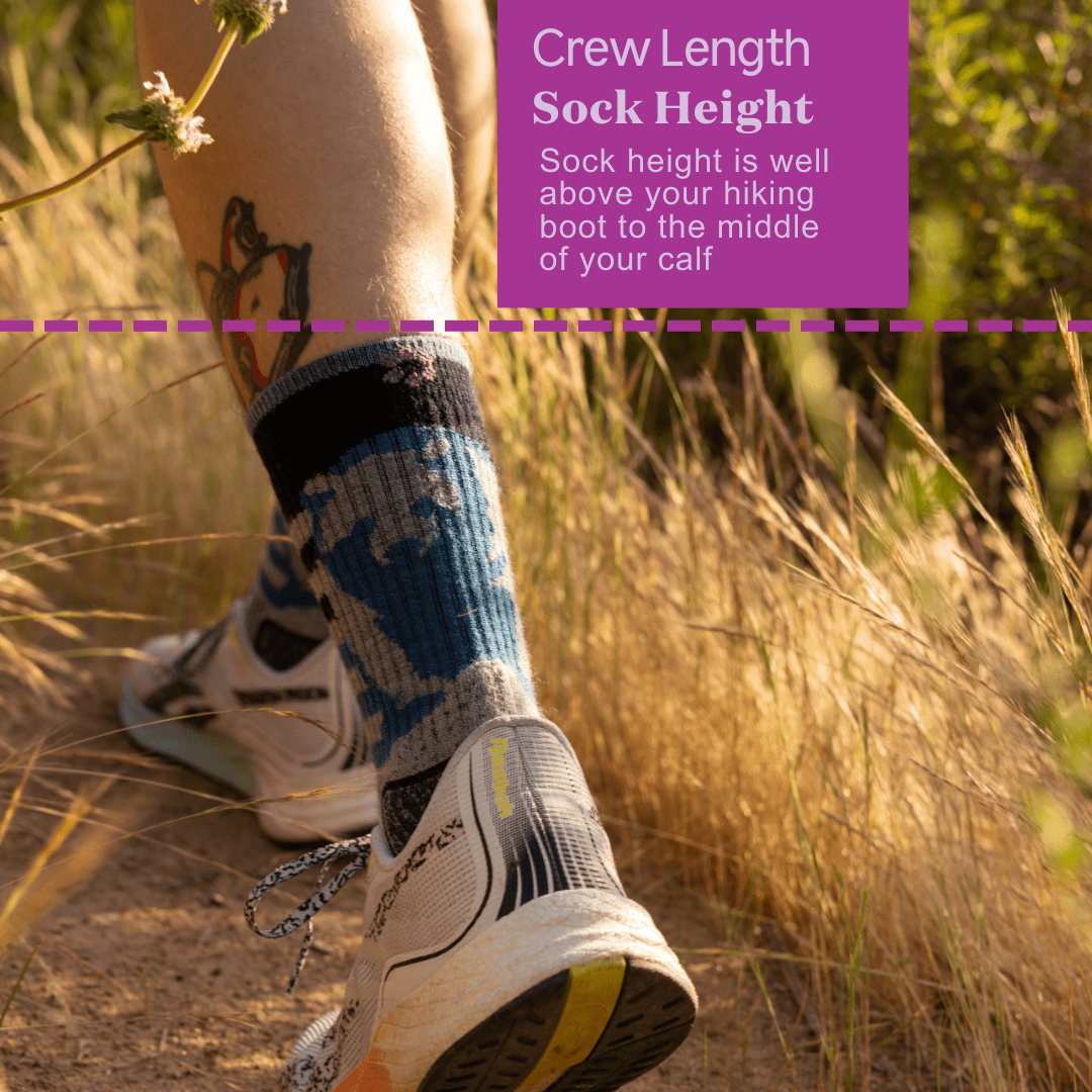 Sasha the Fierce Bear Merino Wool Hiker Crew